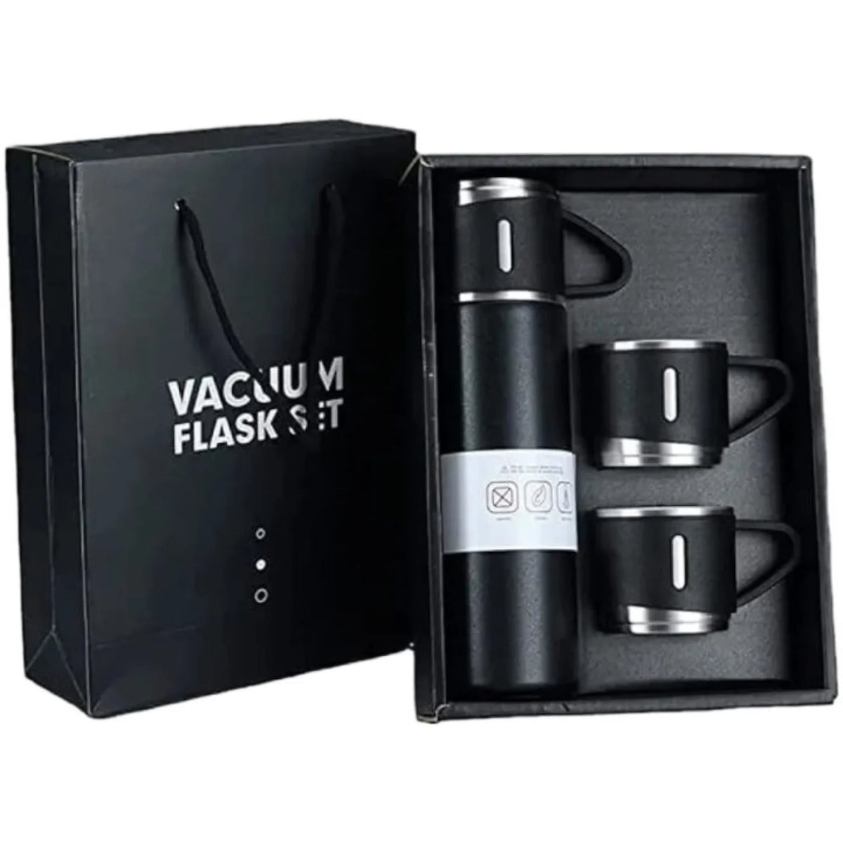 Aura stainless steel vacuum flask insulation layers