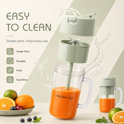 Portable USB Rechargeable Juicer & Smoothie Blender