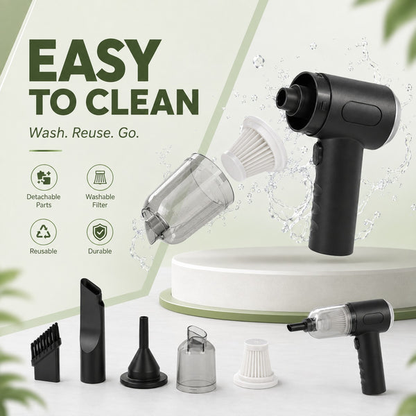 Cordless Handheld Rechargeable Vacuum Cleaner & Air Blower